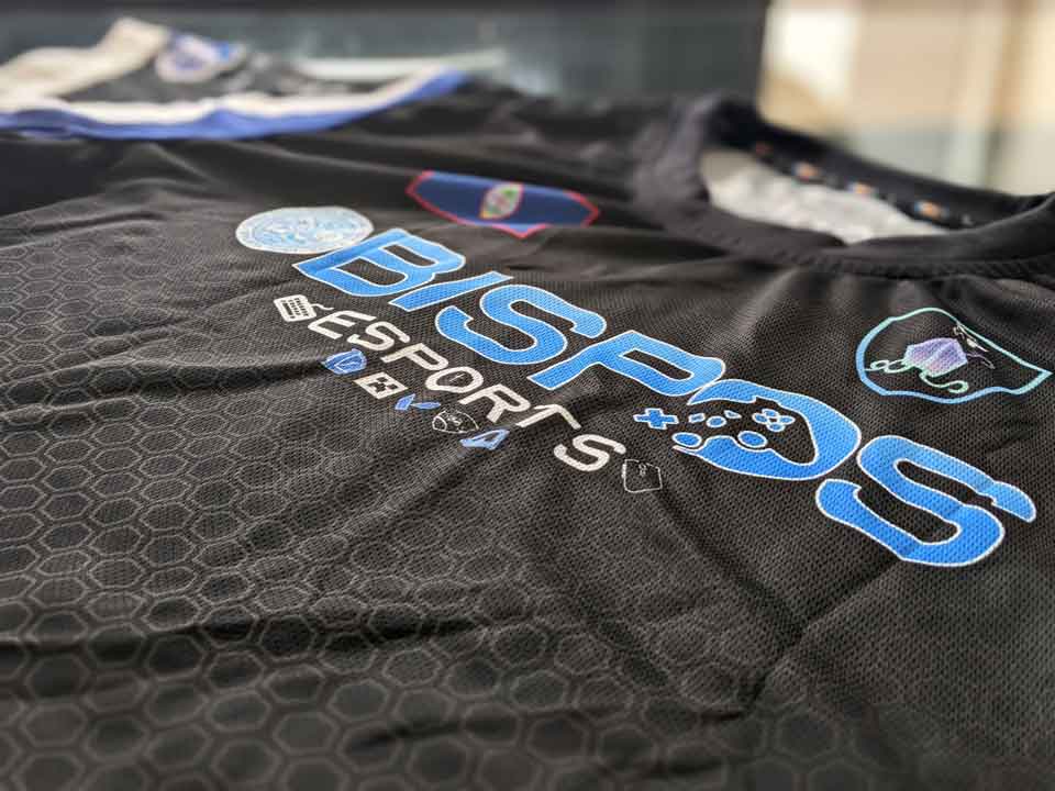 The Obispos esports team shirt